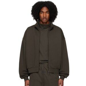 Fear of God ESSENTIALS Gray Full Zip Jacket